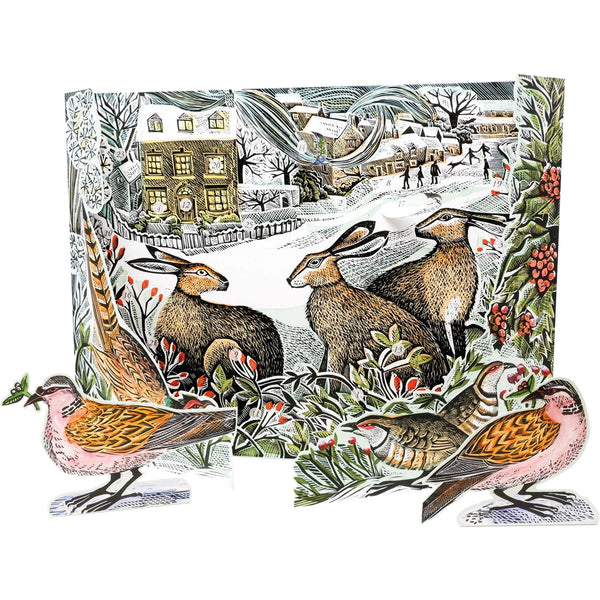 3D Advent Calendar Angela Harding Three Hares