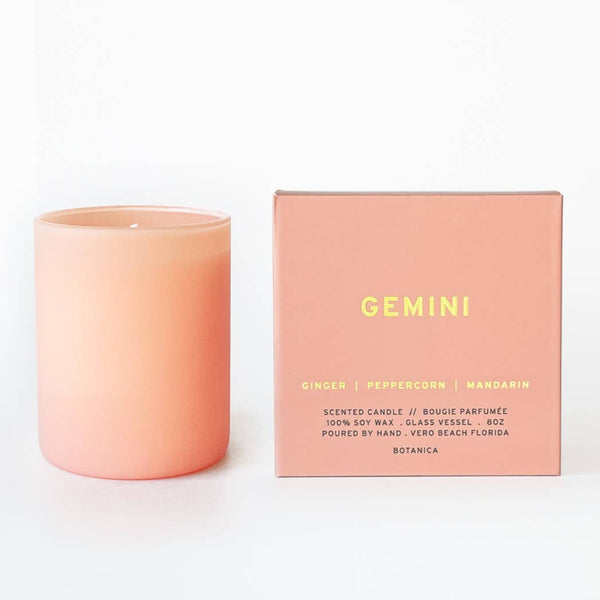 Gemini Zodiac Candle