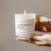 Lavender and Sage Candle