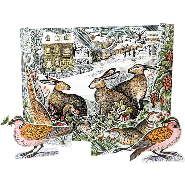 3D Advent Calendar Angela Harding Three Hares - DIGS