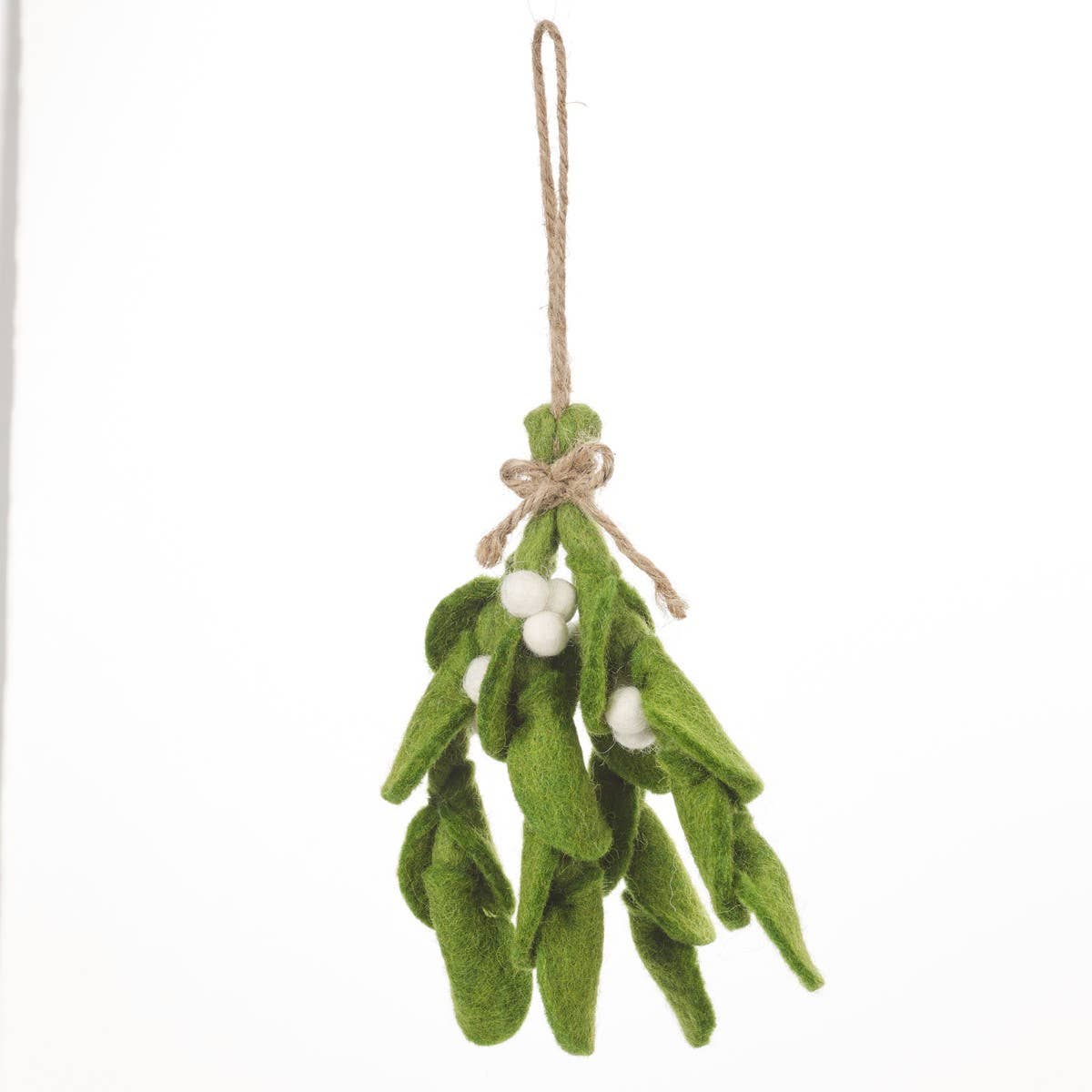 Mistletoe Sprig Felt Decoration