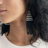 Beaded Fringe Earrings: Opuesta