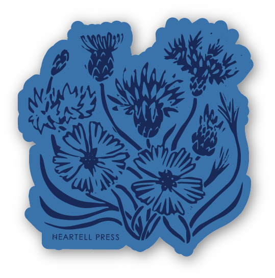 Cornflowers Sticker