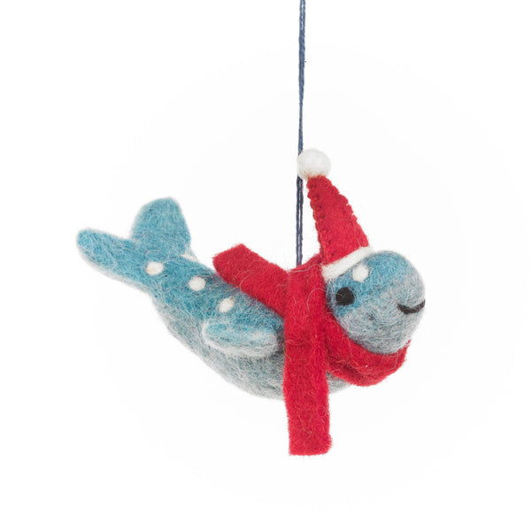 Humpback Whale Felt Ornament