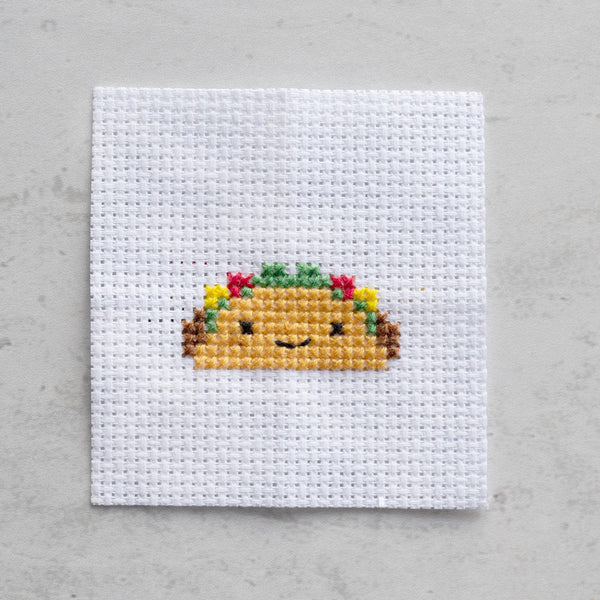 Mini Taco Cross Stitch Kit