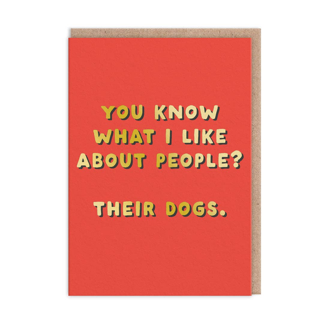 I Like Their Dogs Card