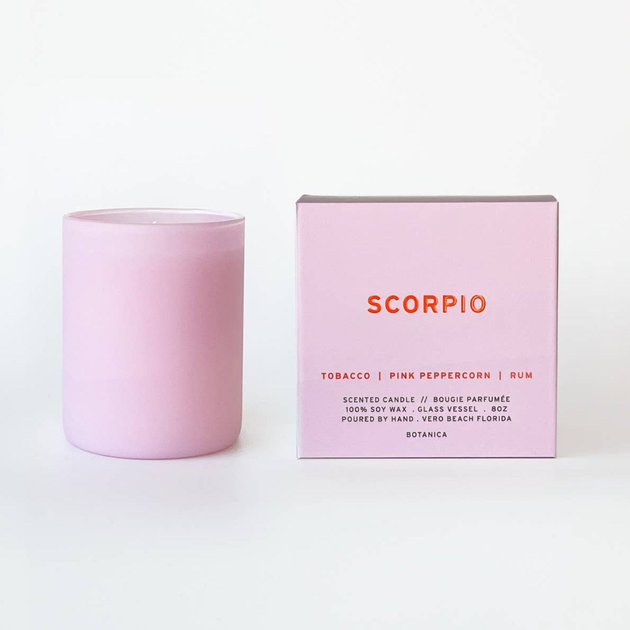 Scorpio Zodiac Candle