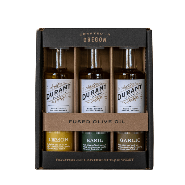 50mL Infused Olive Oil Trio Box: Basil, Garlic, Lemon - DIGS