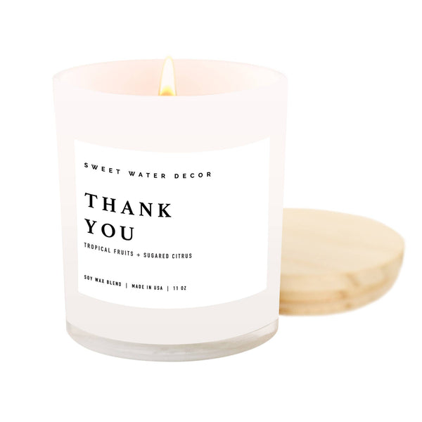 Thank You Candle