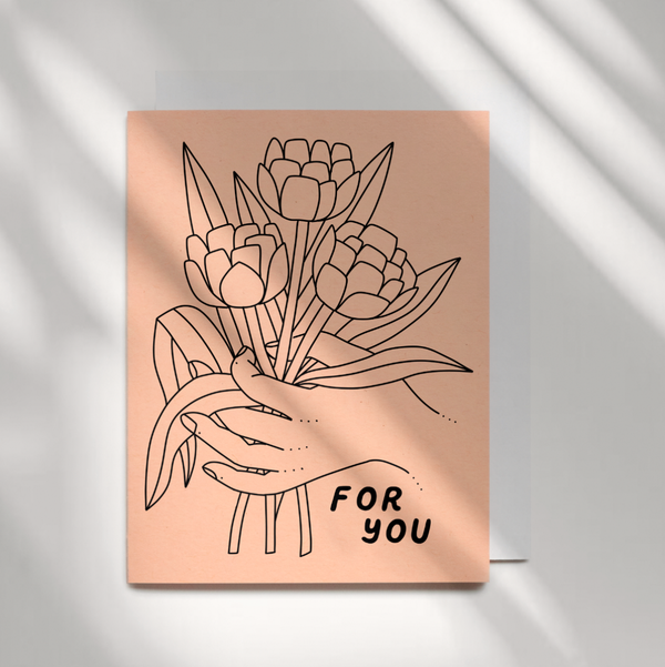 For You Flowers Card