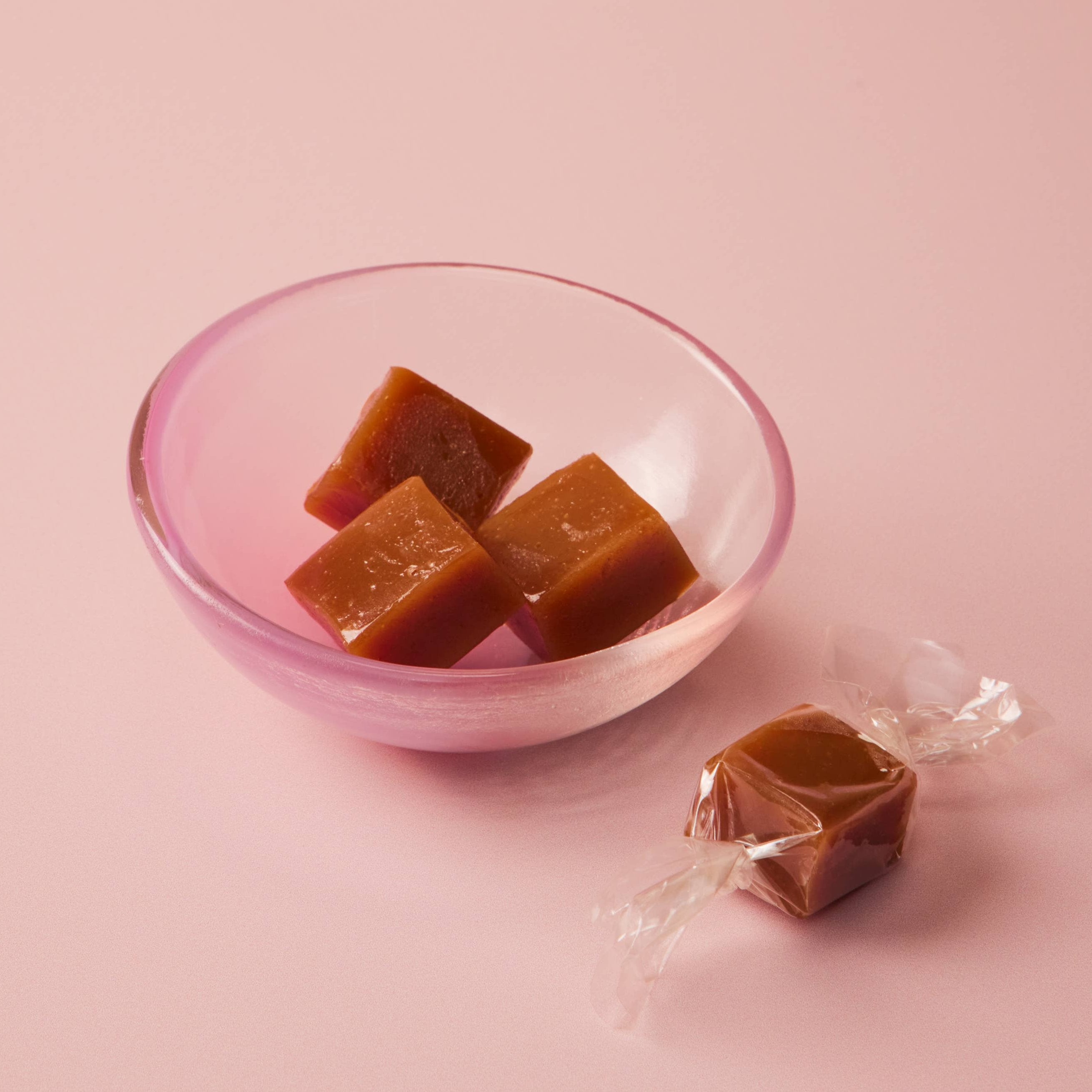 Bitten Peach Caramels