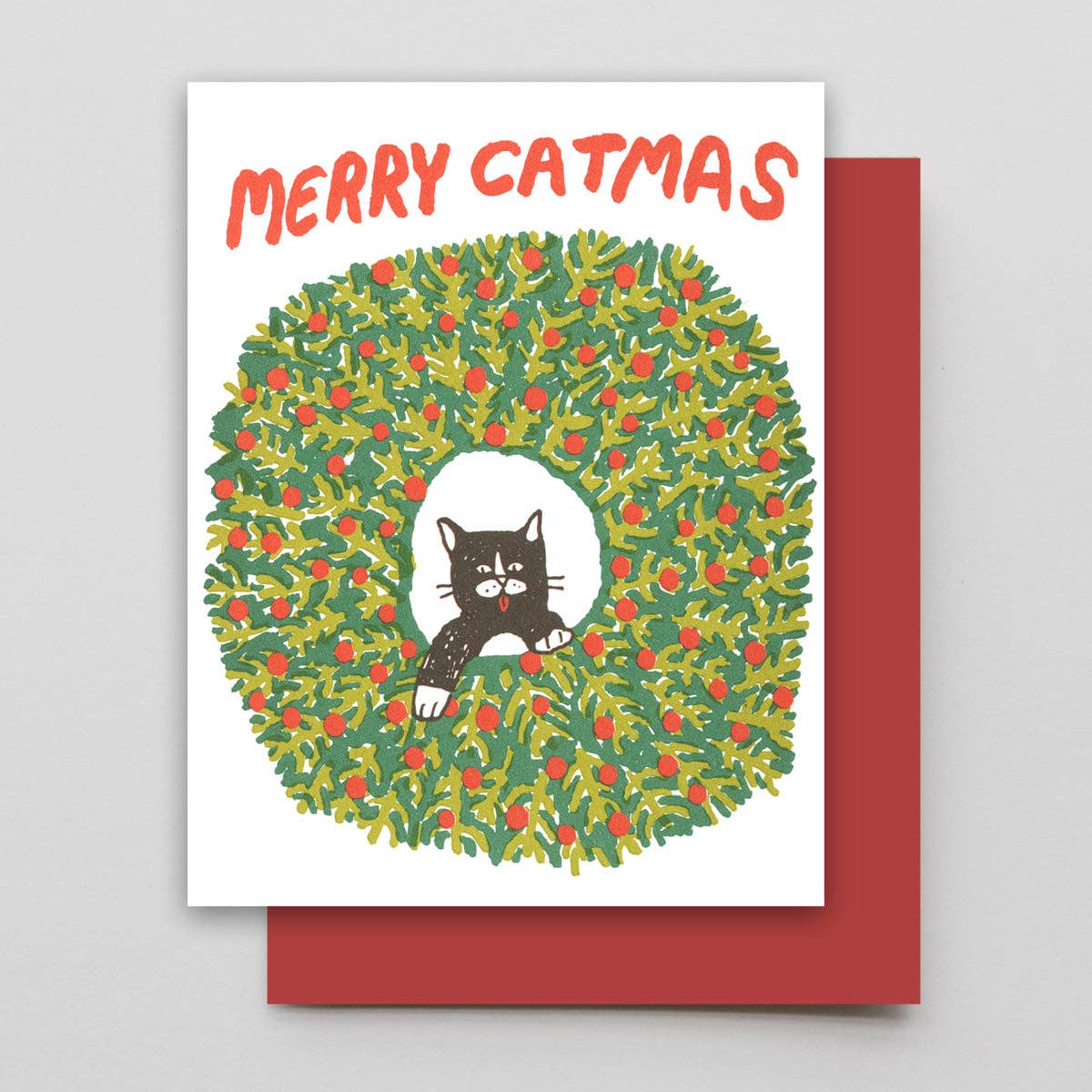 Merry Catmas Holiday Card Box Set