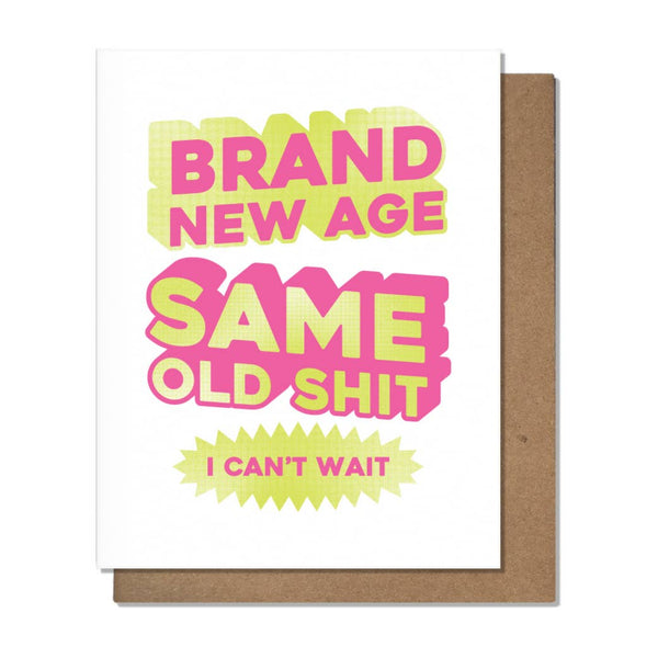 Brand New Age Birthday Card