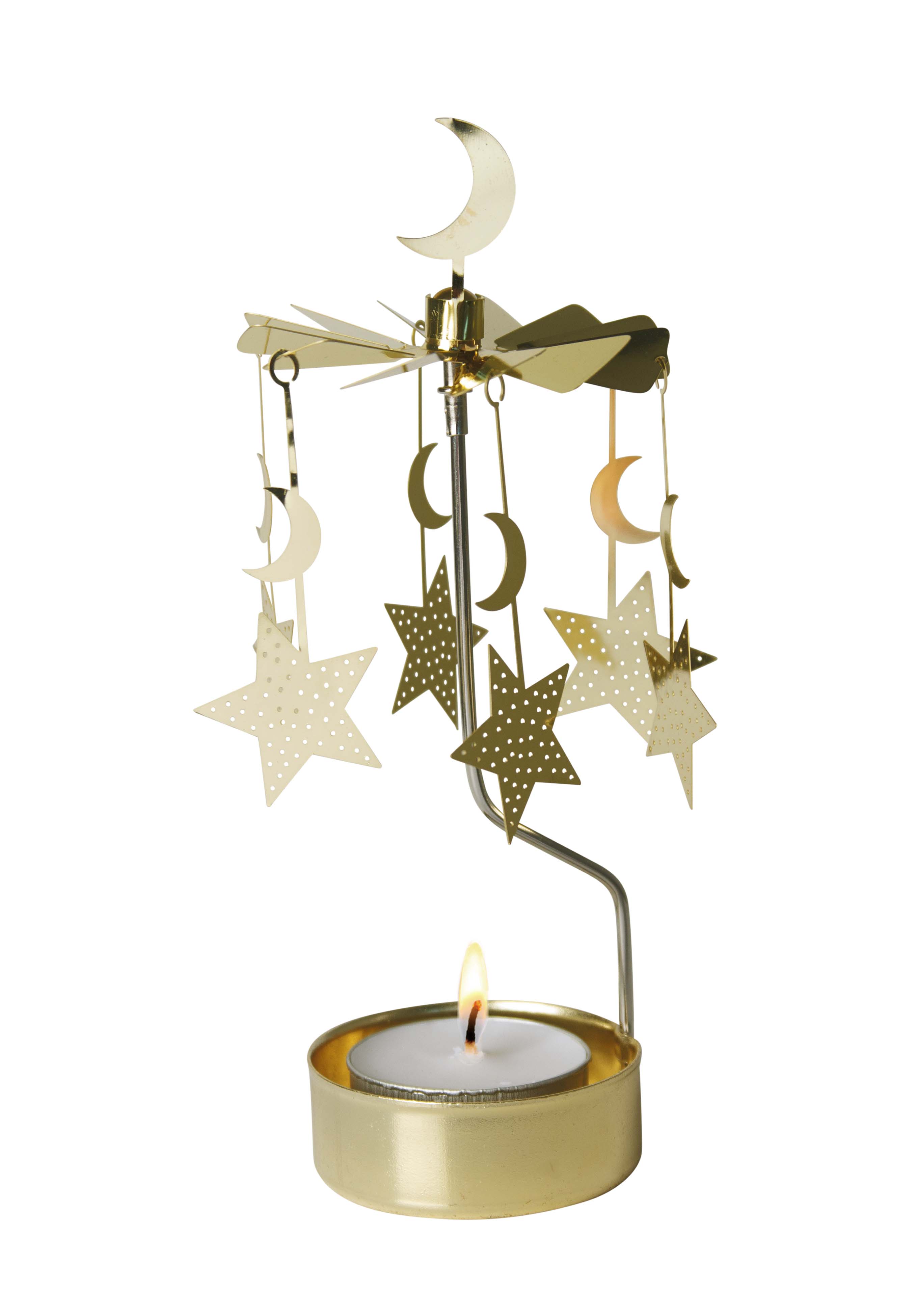 Moon & Stars Tealight Spinner