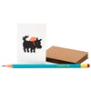 Mini Puppy with Bow Boxed Set of 6 Cards
