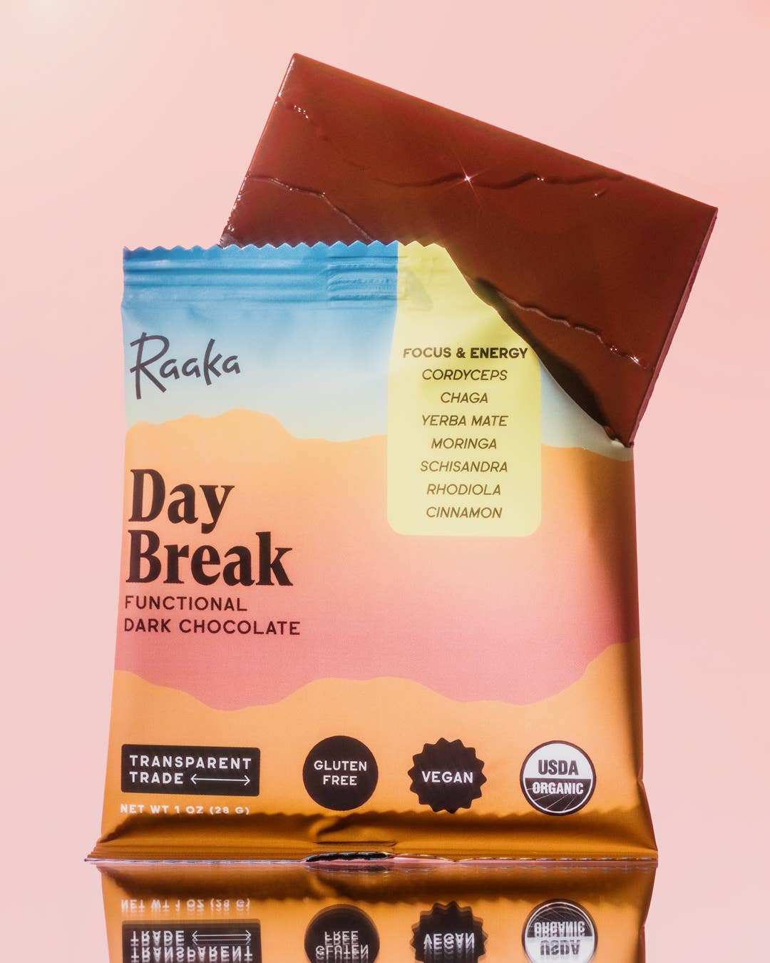 Day Break Functional Dark Chocolate Bar