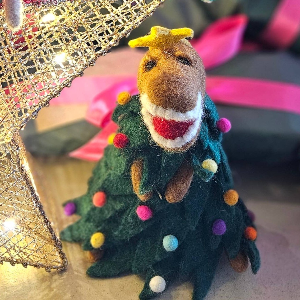 Tree-Rex Felt Tree Topper