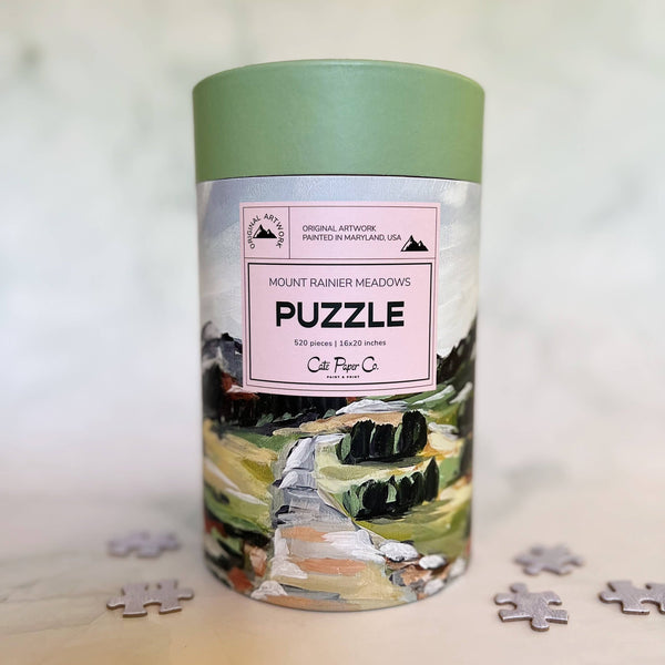 Mount Rainier Meadows Jigsaw Puzzle