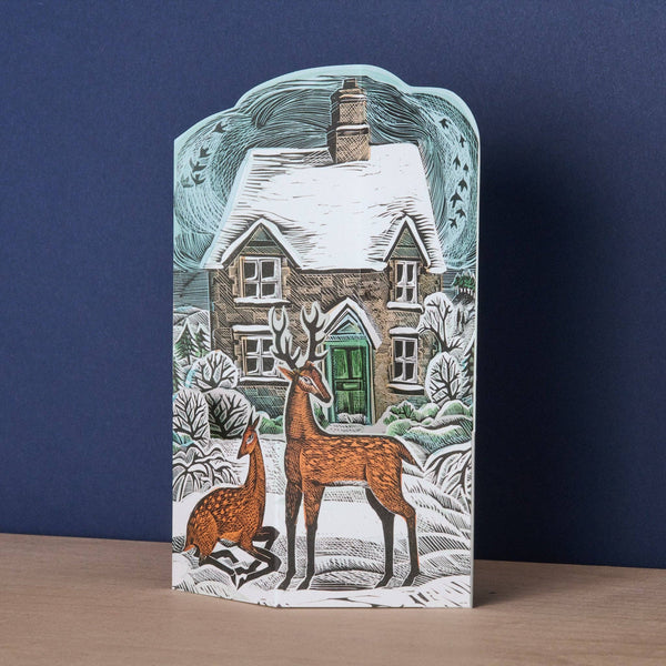 Hope Cottage Die-Cut 3D Card