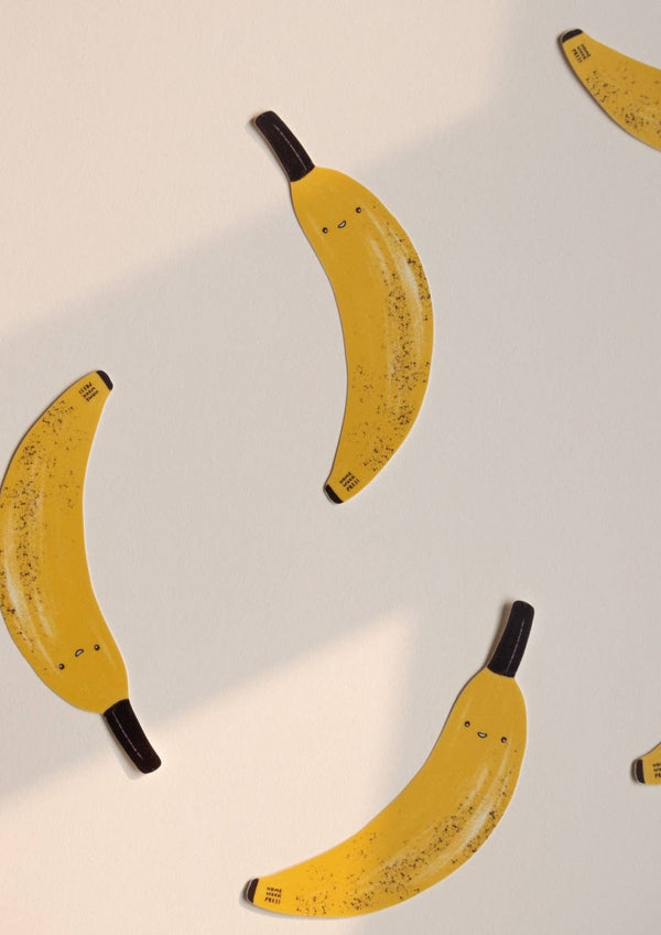 Banana Face Sticker