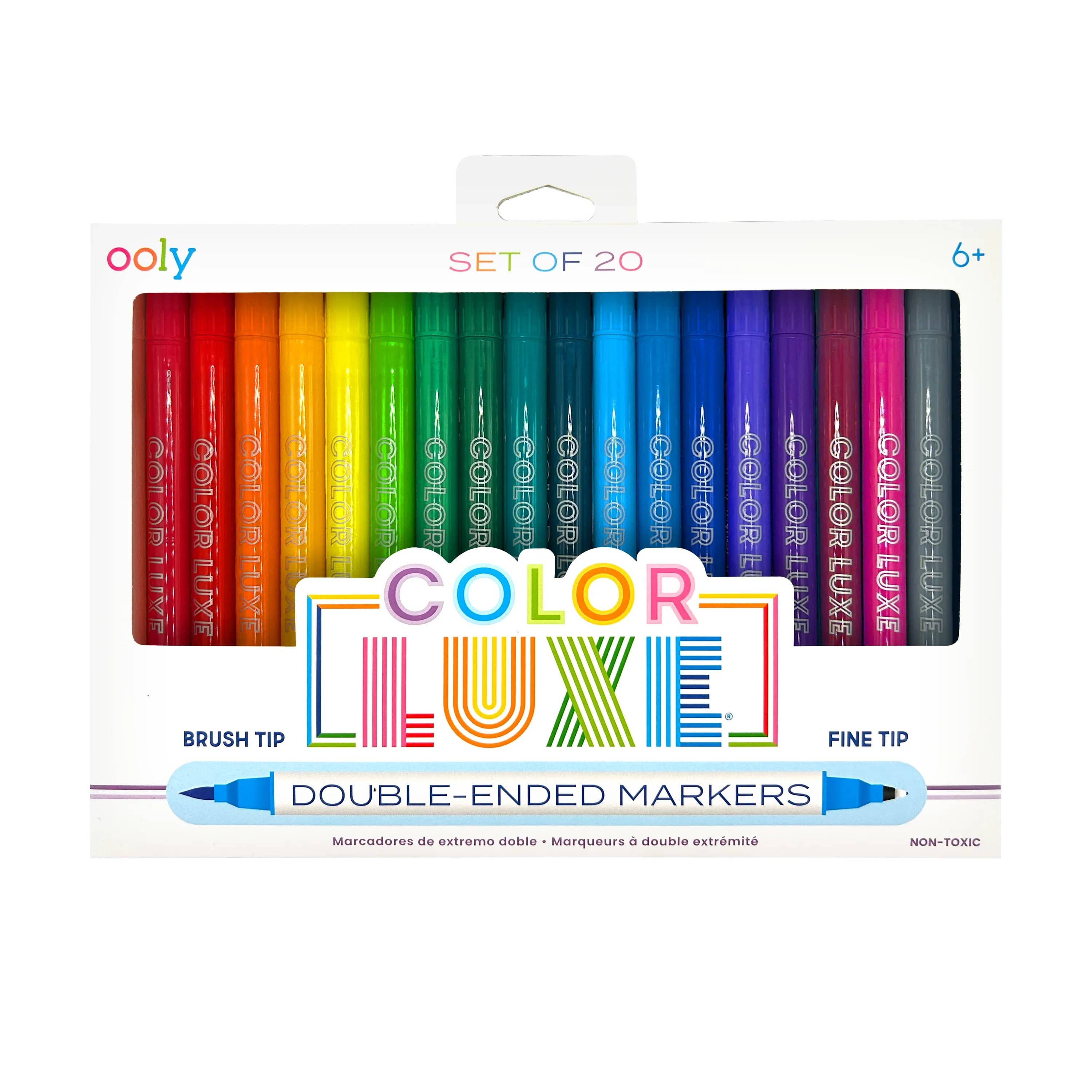 Color Luxe Double-Ended Markers - Set of 20