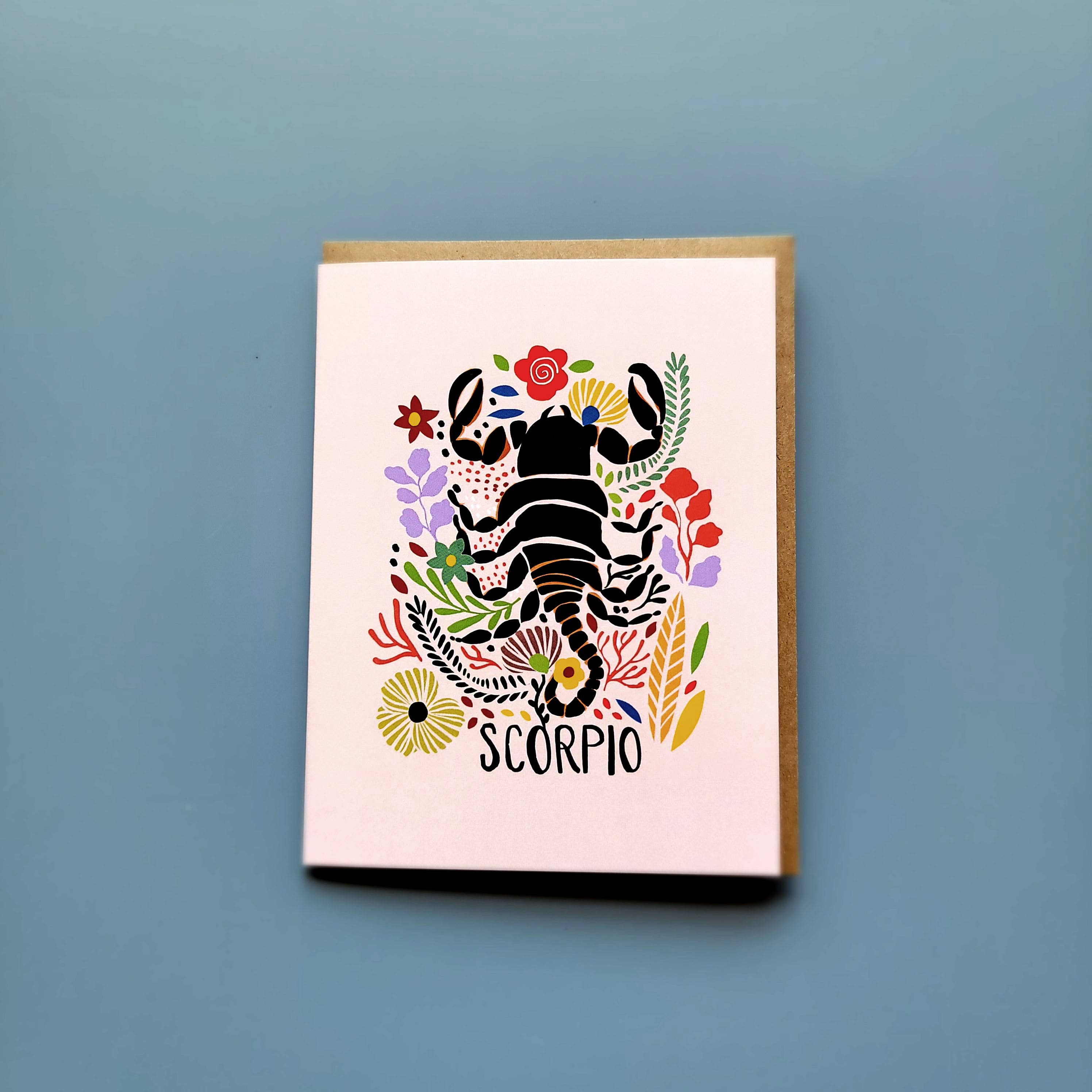 Scorpio Zodiac Greeting Card