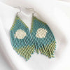 Beaded Fringe Earrings: Luna