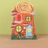 Little Log House 3D Die-Cut Card
