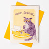 Dear Friend Typewriter Card