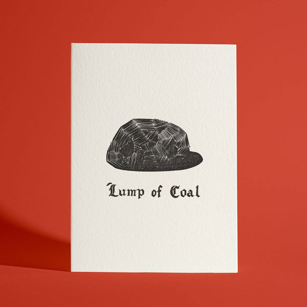 Lump of Coal Holiday Card
