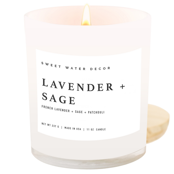 Lavender and Sage Candle