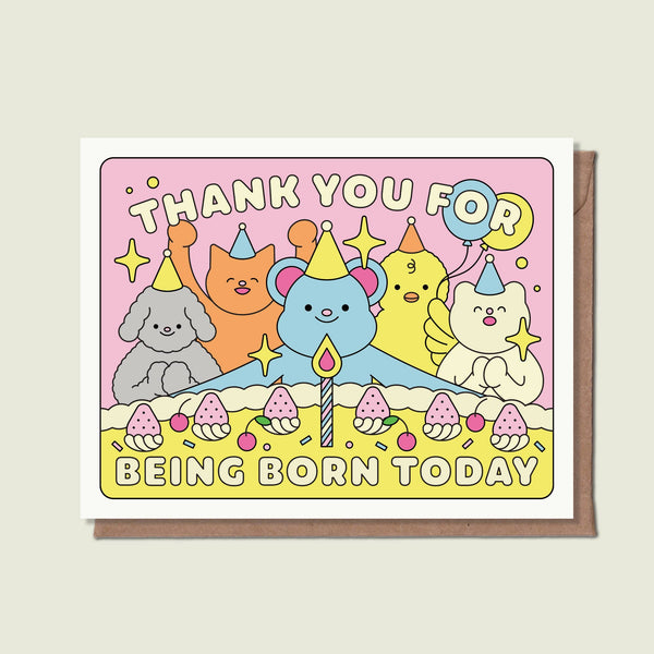 Thank You Birthday Card