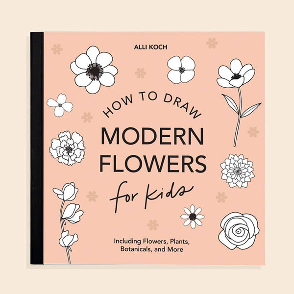 How to Draw Modern Flowers for Kids