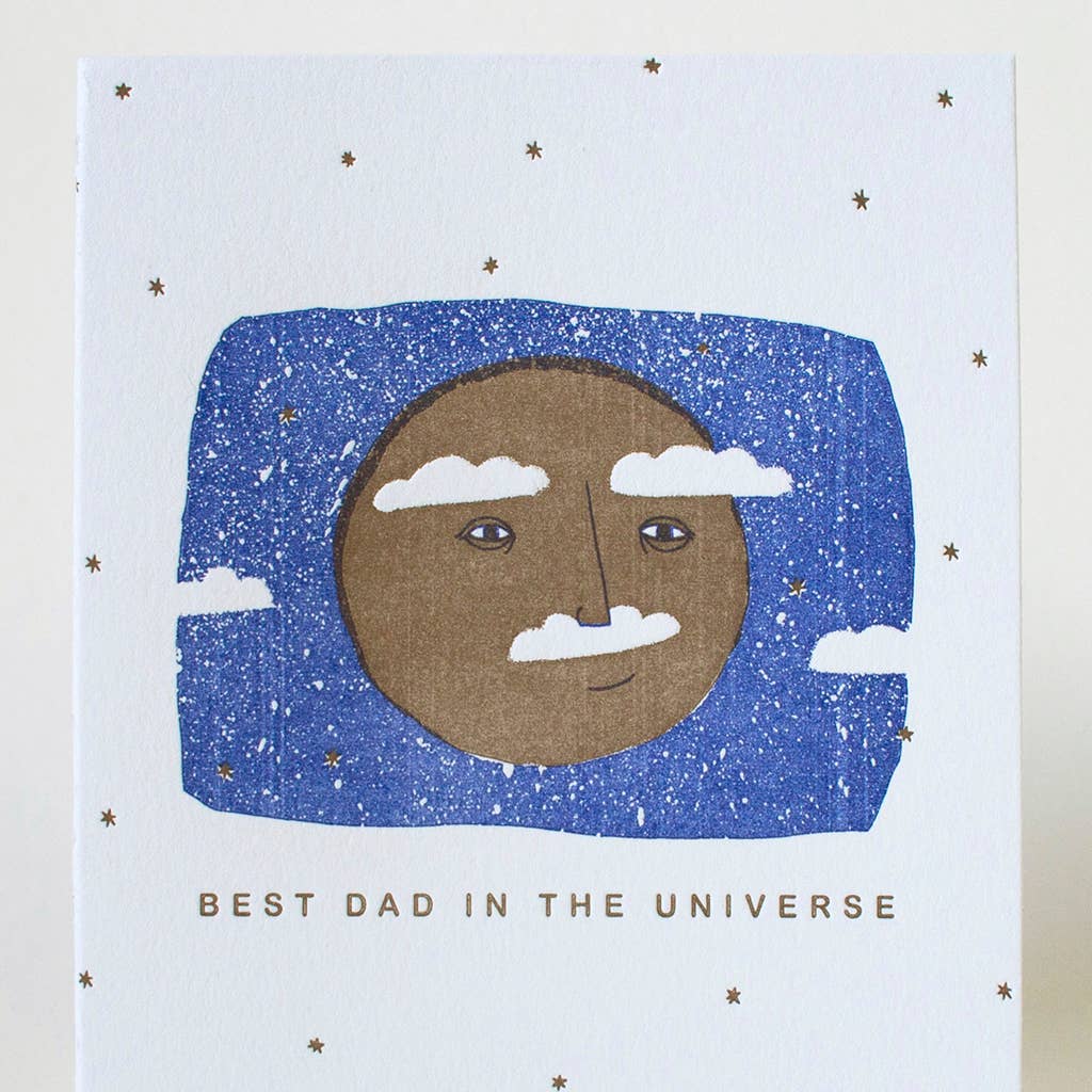 Best Dad In The Universe Card