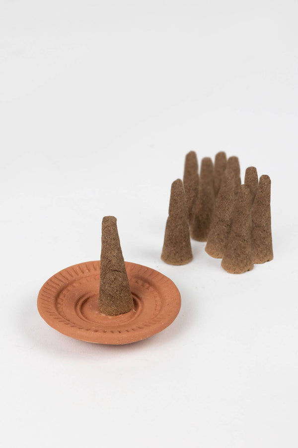Sandalwood Cone Incense Set