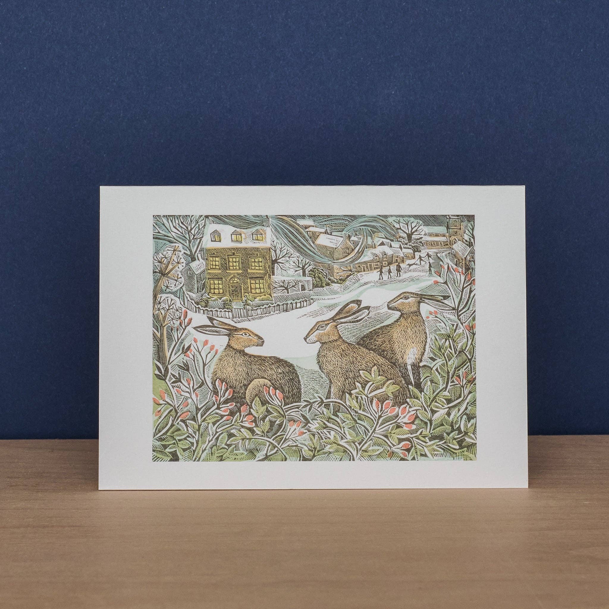 Holly Hedge & We Three Hares Boxed Cards