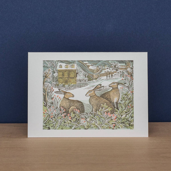 Holly Hedge & We Three Hares Boxed Cards