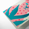 Pink Leopard Card