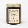 Palo Santo & Ginger Candle