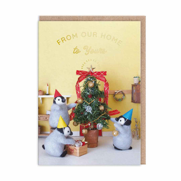 Penguins Christmas Card