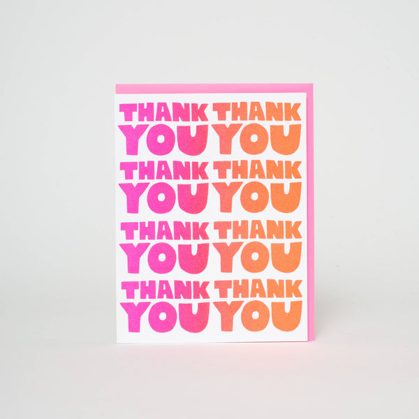 Thank You Thank You Card