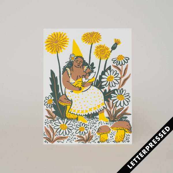 Dandelion Baby Card