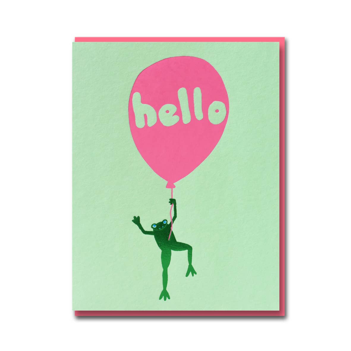 Frog & Balloon Card