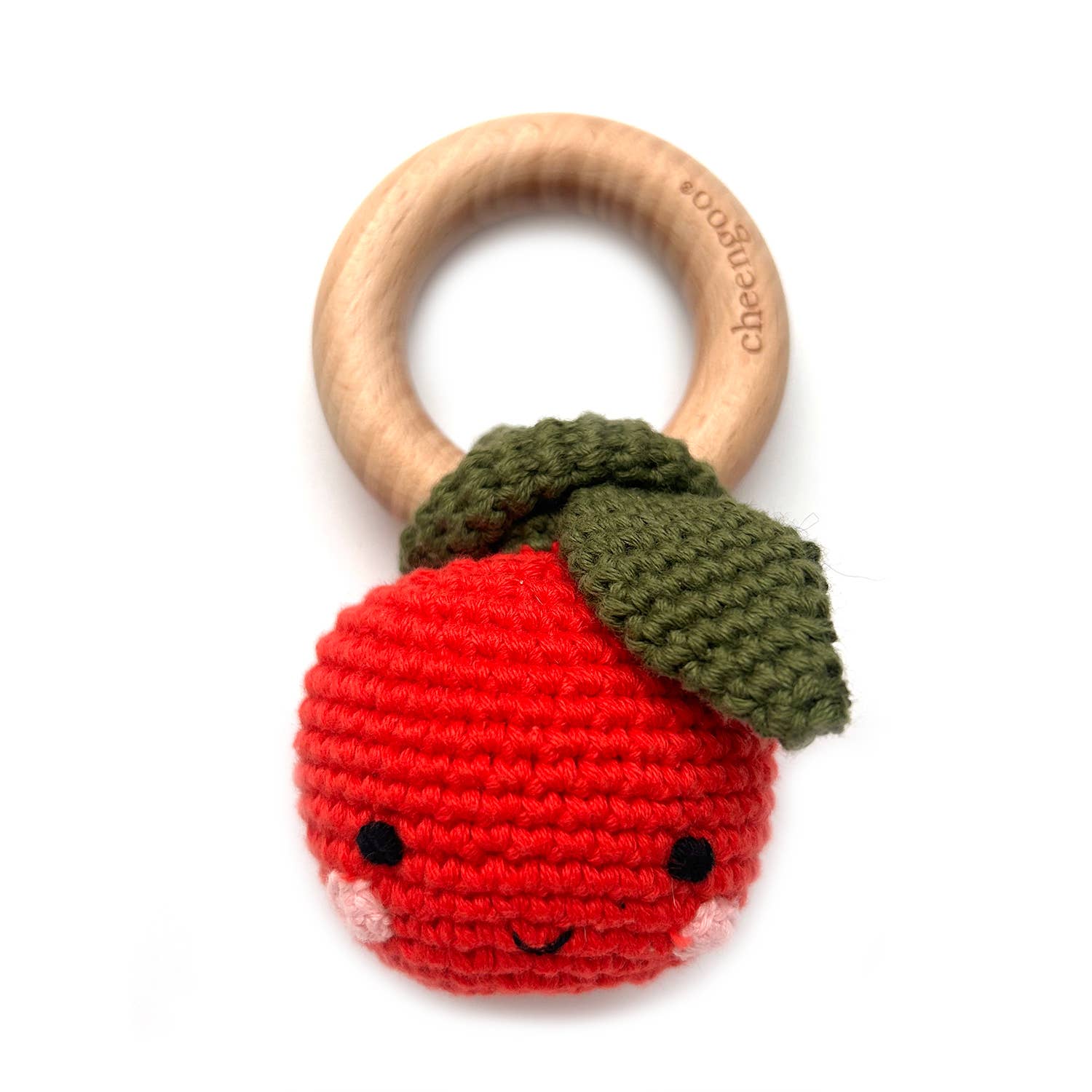 Apple Teething Rattle