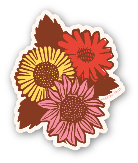 Sunflower Bunch Sticker