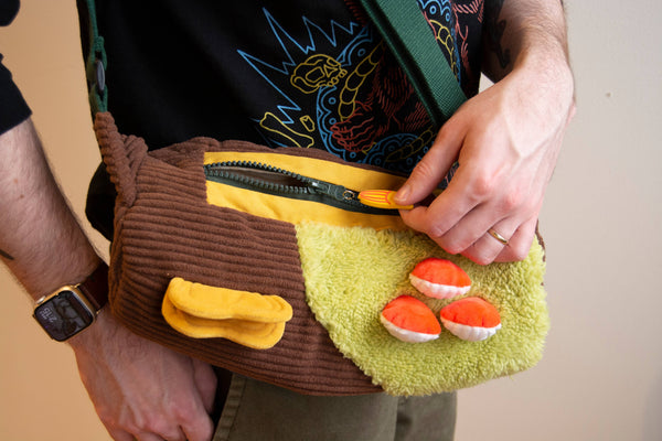 Mushroom Log Crossbody Bag