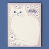 Floral Kitty Notepad