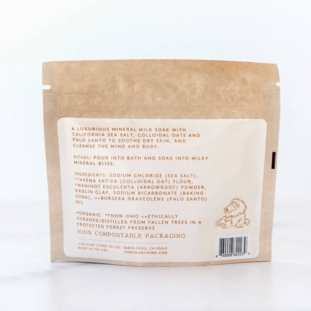 Mineral Milk Soak Sachet: Palo Santo