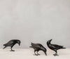 Hand Carved Mini Crow Sculpture