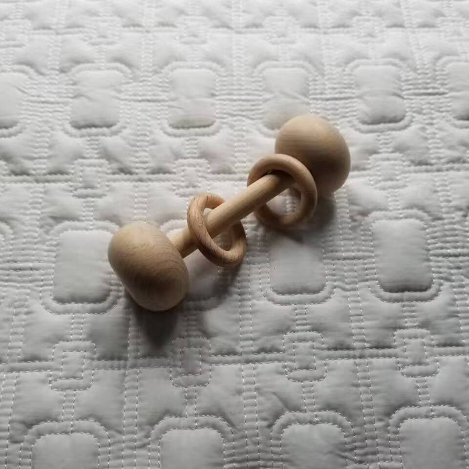 Classic Wooden Rattle Teething Toy